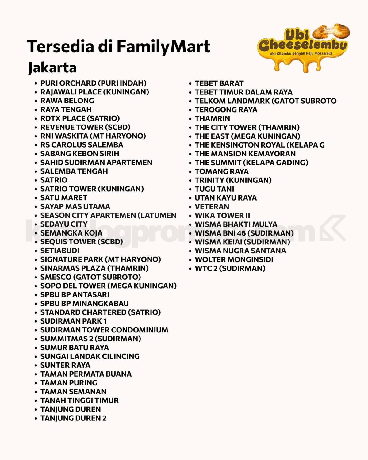 Promo FamilyMart NEW Ubi Cheeselembu Rp. 15.900 Promo FamilyMart NEW Ubi Cheeselembu Rp. 15.900 3