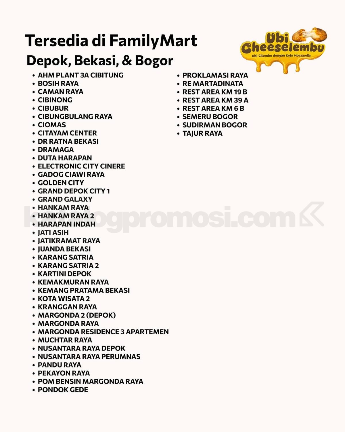 Promo FamilyMart NEW Ubi Cheeselembu Rp. 15.900 Promo FamilyMart NEW Ubi Cheeselembu Rp. 15.900 4