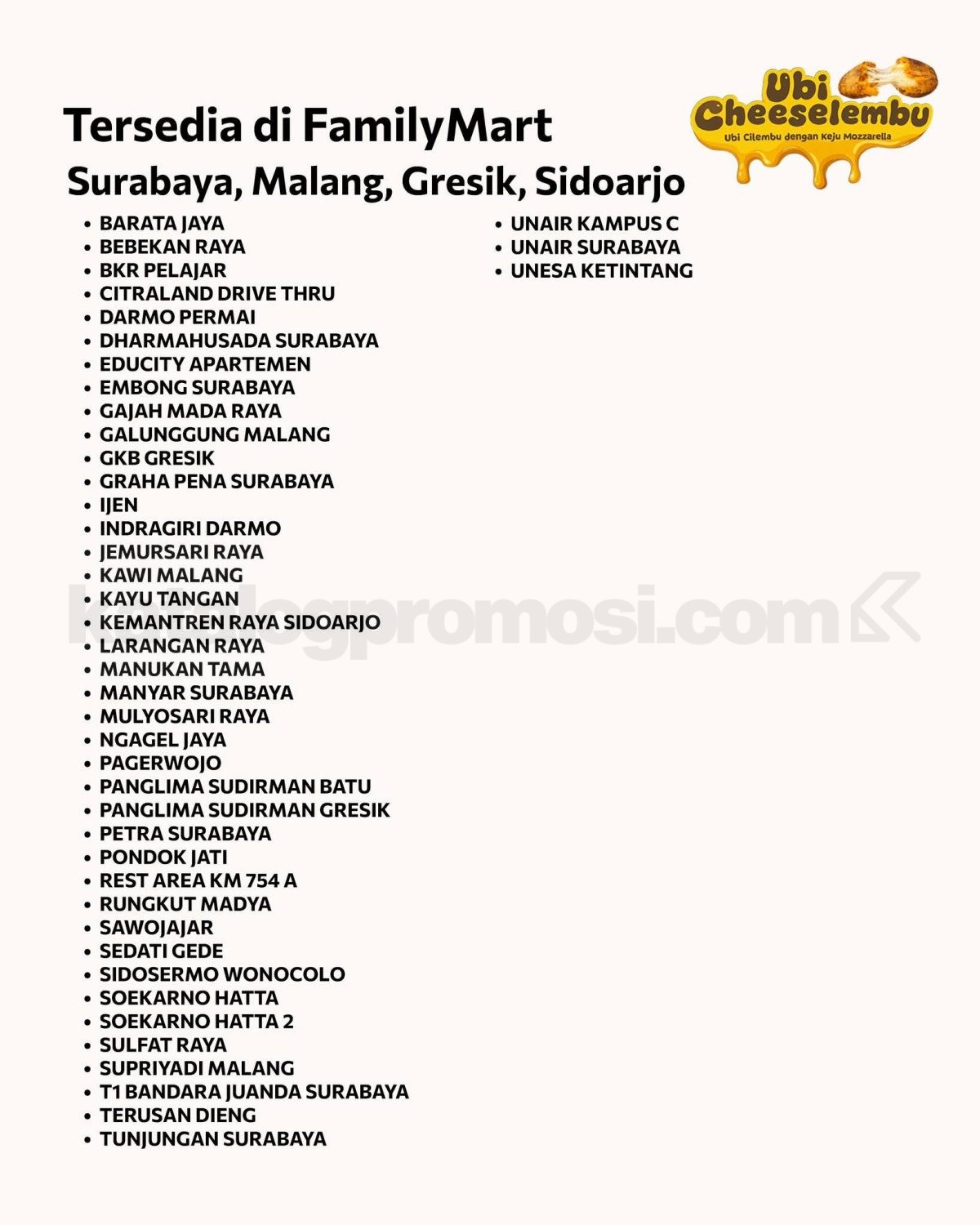 Promo FamilyMart NEW Ubi Cheeselembu Rp. 15.900 Promo FamilyMart NEW Ubi Cheeselembu Rp. 15.900 6