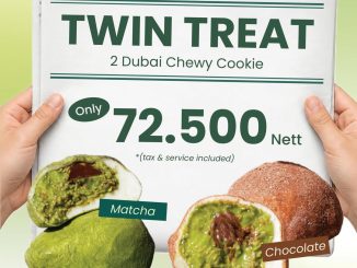 Promo Feel Matcha Twin Treat Dubai Chewy Cookie Rp. 72.500 untuk 2 cookie bebas pilih varian