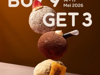 Promo Fore Donut Buy 9 Get 3 berlaku 14 sampai 17 Mei 2026 di semua outlet Fore Donut