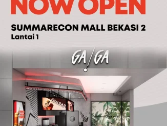 Promo GAGA Grand Opening Summarecon Mall Bekasi Buy 1 Get 1 Free periode 10 – 12 Mei 2026