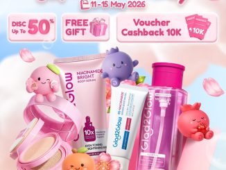 Promo Glad2Glow Super Brand Day diskon hingga 50% di Guardian Mei 2026