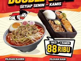 Promo Gokana Double Deal Paket Hemat Rp. 88.000 pilihan ramen dan bento hingga 30 Juni 2026