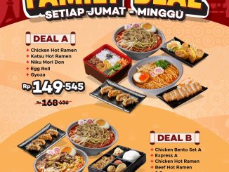 Promo Gokana Family Deal mulai Rp. 149.545 paket makan keluarga dengan 3 menu utama dan 2 side dish