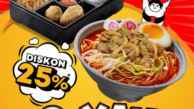 Promo Gokana GOYANG Menu Favorit Diskon 25% untuk ramen dan paket pilihan