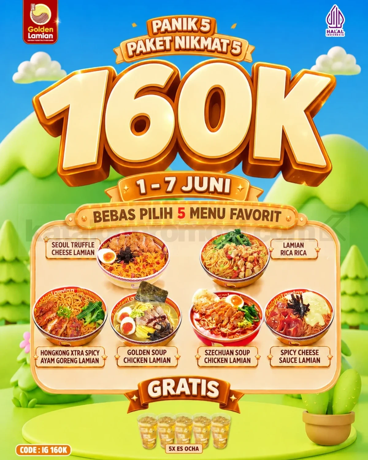 Promo Golden Lamian Paket Nikmat mulai Rp. 35.000 Promo Golden Lamian Paket Nikmat mulai Rp. 35.000 4