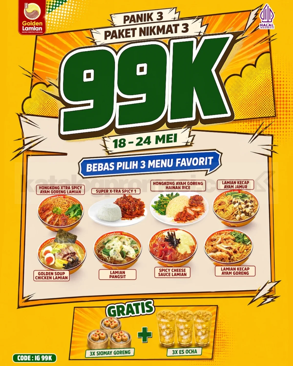 Promo Golden Lamian Paket Nikmat mulai Rp. 35.000 Promo Golden Lamian Paket Nikmat mulai Rp. 35.000 1