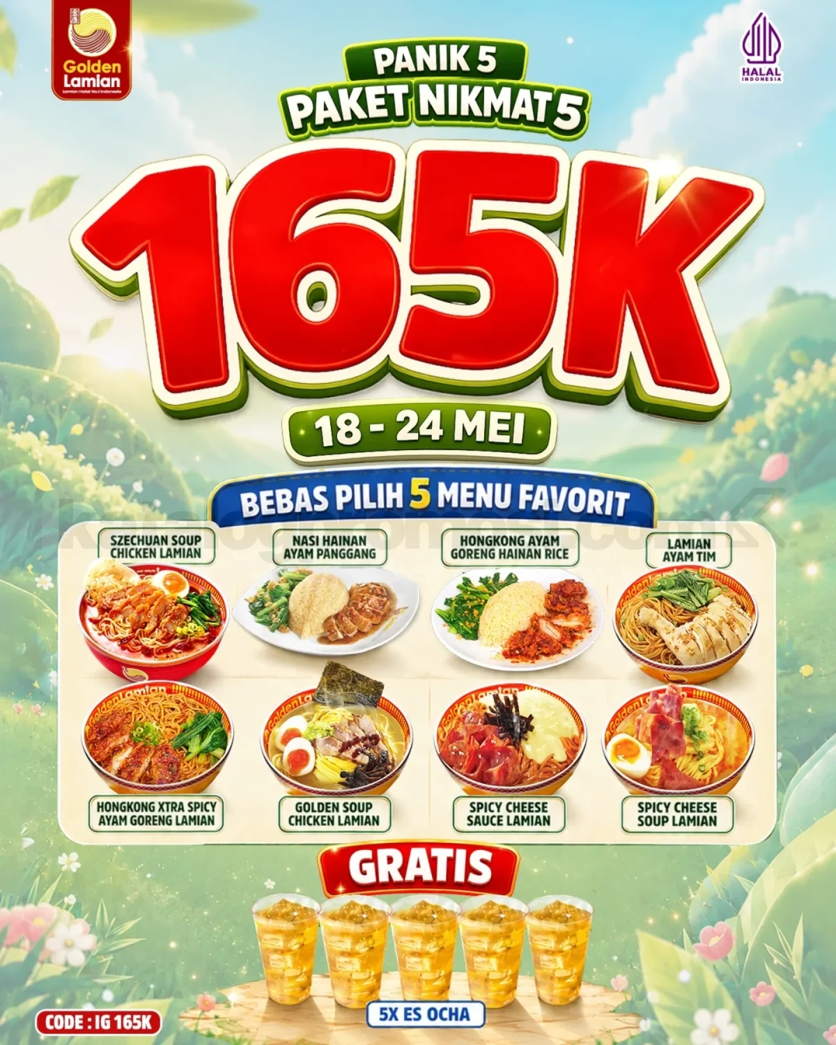Promo Golden Lamian Paket Nikmat mulai Rp. 35.000 Promo Golden Lamian Paket Nikmat mulai Rp. 35.000 3