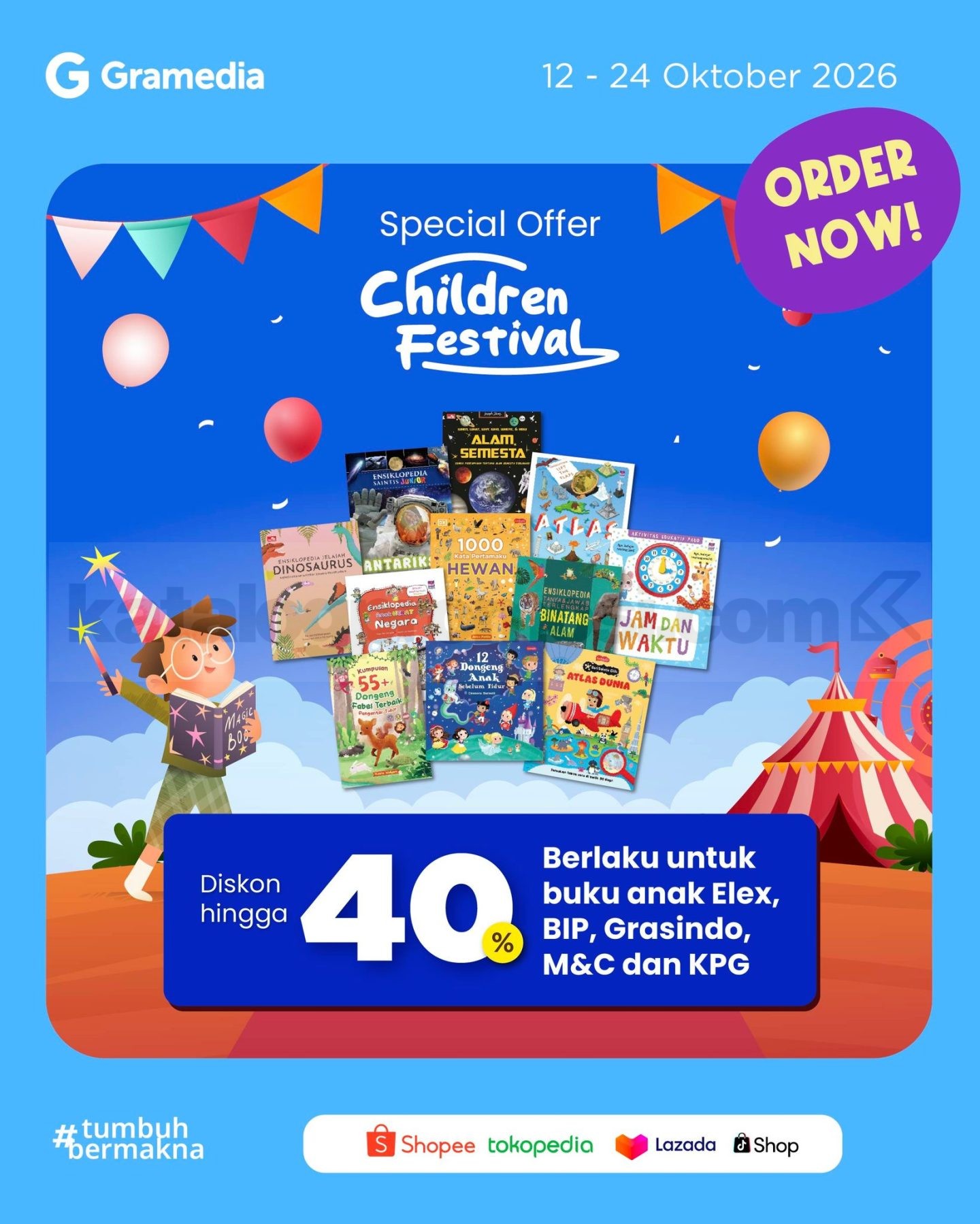 Promo Gramedia Children Festival Diskon hingga 50% Promo Gramedia Children Festival Diskon hingga 50% 1