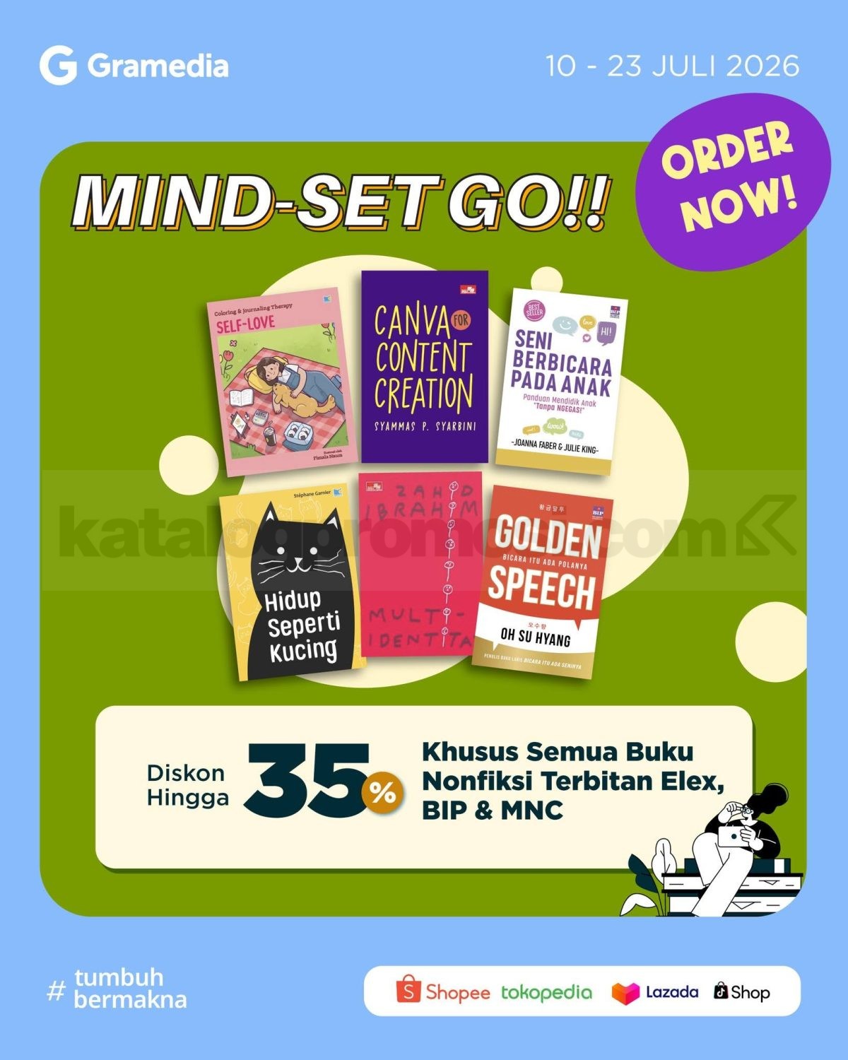 Promo Gramedia Mind Set Go Diskon hingga 70% Promo Gramedia Mind Set Go Diskon hingga 70% 1