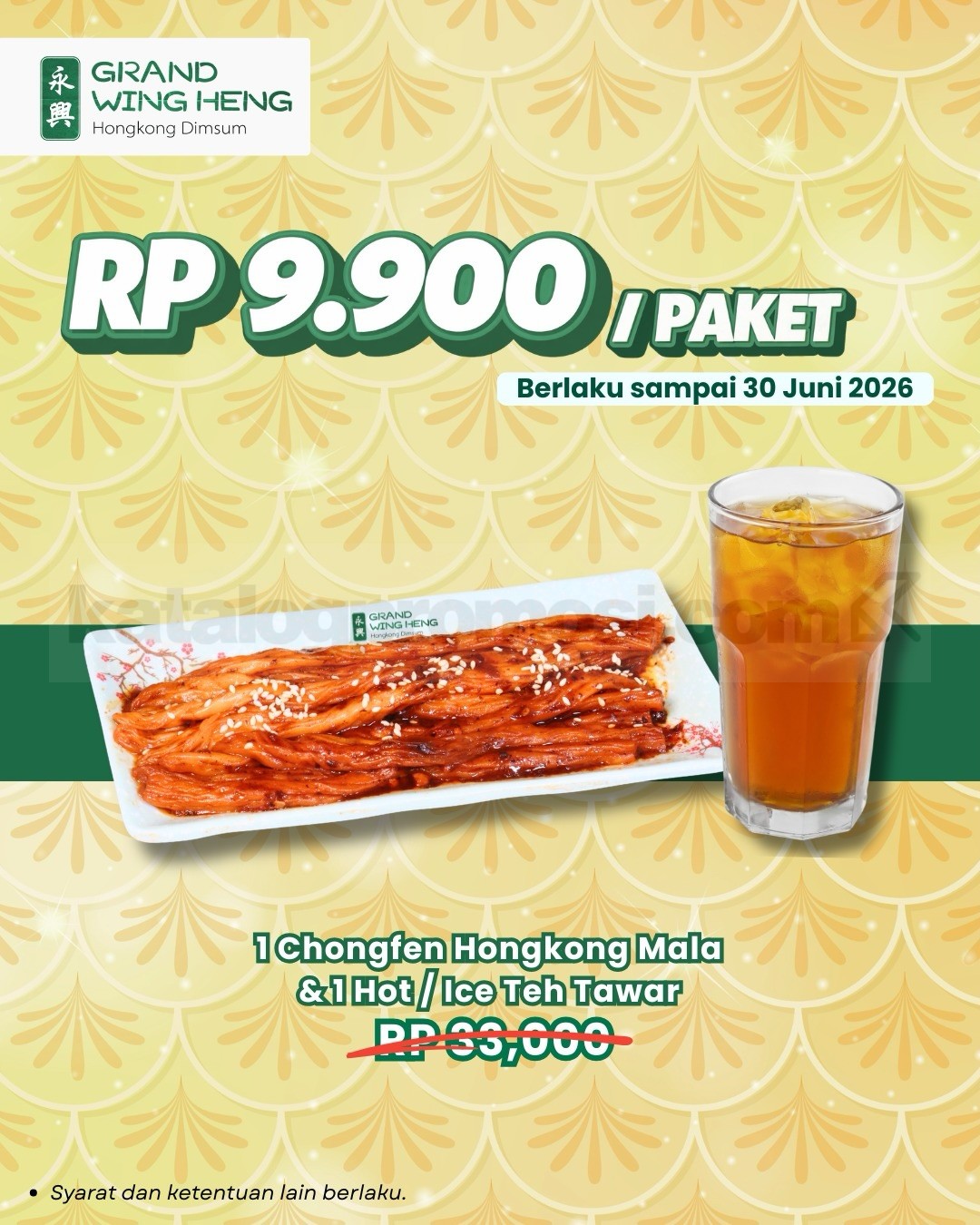 Promo Grand Wingheng Paket Ngemil Mulai Rp. 9.900 Promo Grand Wingheng Paket Ngemil Mulai Rp. 9.900 2