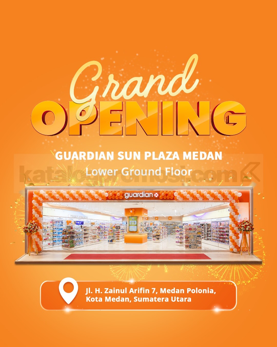 Promo Guardian Sun Plaza Medan Voucher Rp. 25.000 Promo Guardian Sun Plaza Medan Voucher Rp. 25.000 dengan gratis tote bag dan cek kesehatan.