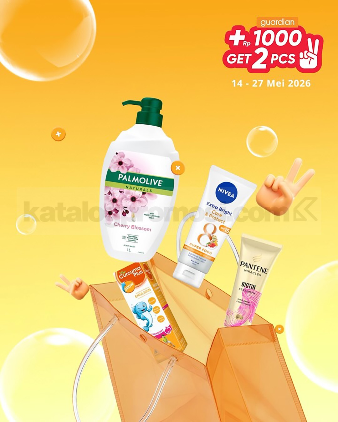 PROMO GUARDIAN SUPER HEMAT MINGGUAN - TAMBAH +Rp. 1.000 DAPAT 2 PRODUK