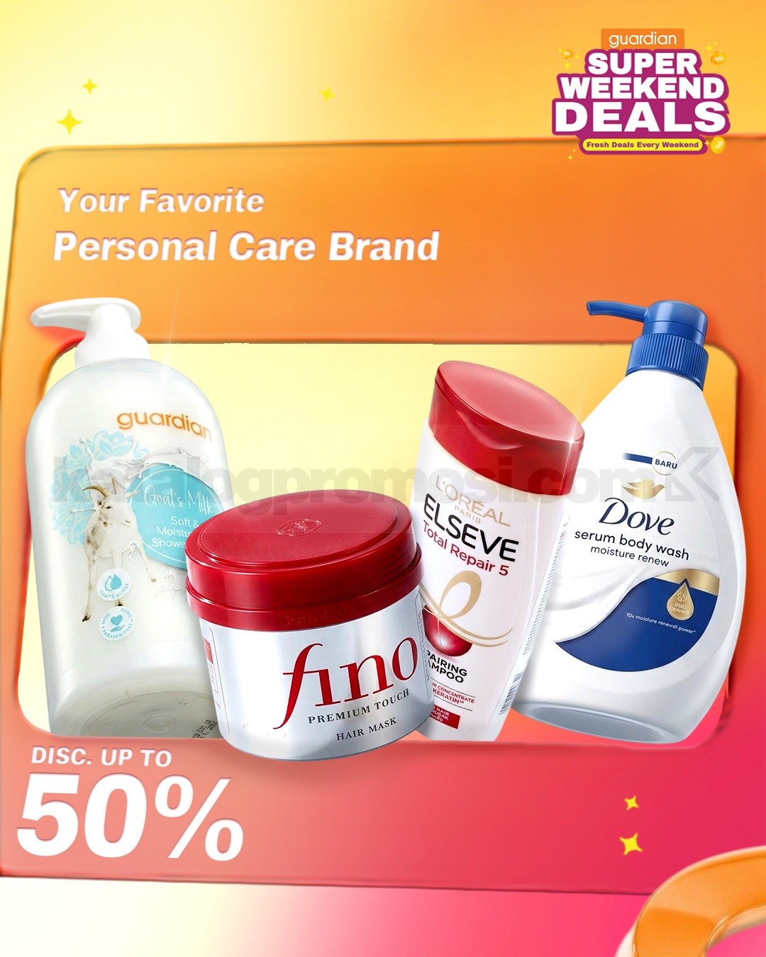 Promo Guardian Super Weekend Deals Diskon Hingga 50%