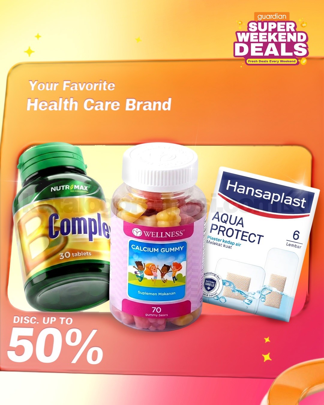 Promo Guardian Super Weekend Deals Diskon Hingga 50%