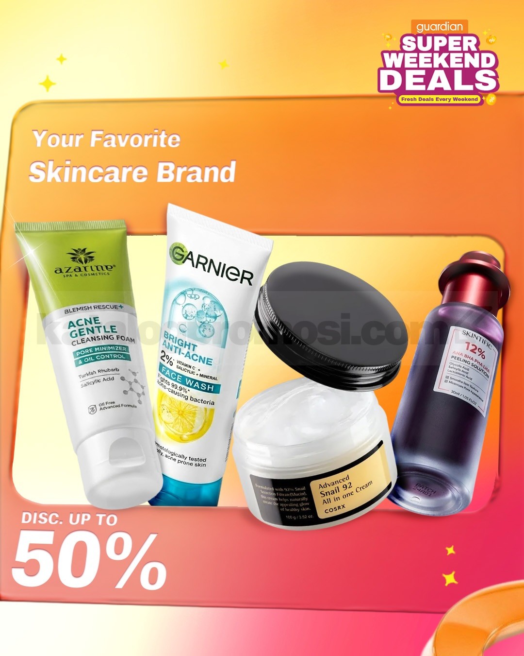 Promo Guardian Super Weekend Deals Diskon Hingga 50%