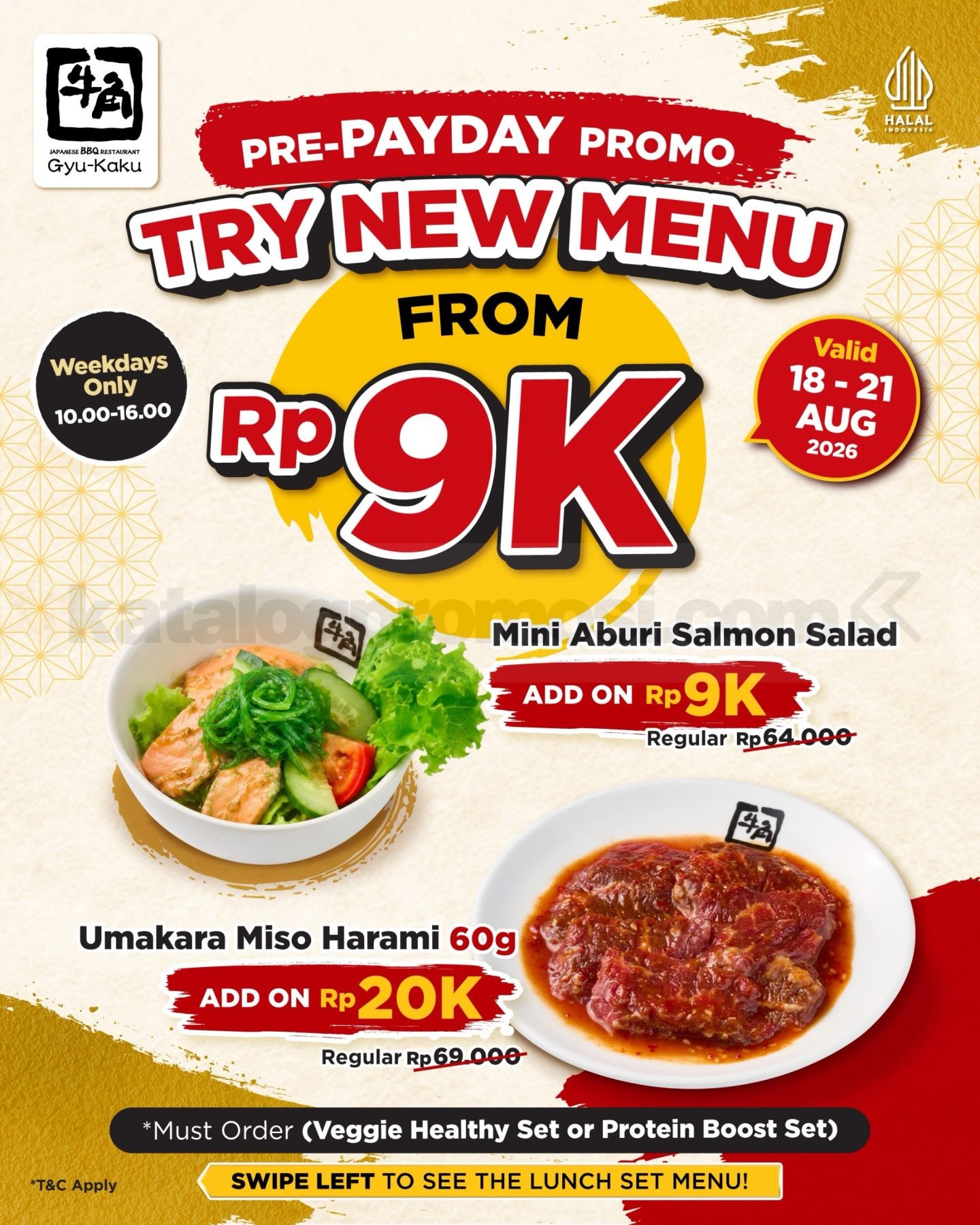 Promo Gyu-Kaku Pre-Payday New Menu Mulai Rp. 9.000++ Promo Gyu-Kaku Pre-Payday New Menu Mulai Rp. 9.000++ dengan dua pilihan menu baru