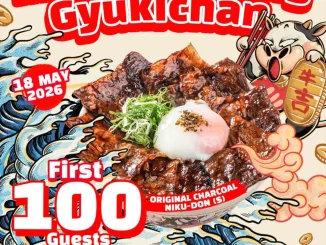 Promo Gyukichi x Ichidon Gratis Original Charcoal Niku-don untuk 100 guest pertama di Tebet Jakarta Selatan