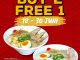 Promo Hakata Ikkousha Buy 2 Free 1 Ramen dan Side Dish dengan pilihan Dry Ramen, Karaage, atau Gyoza