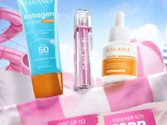 Promo Hanasui May Treats diskon hingga 80% untuk sunscreen, serum, dan lip cream di Shopee