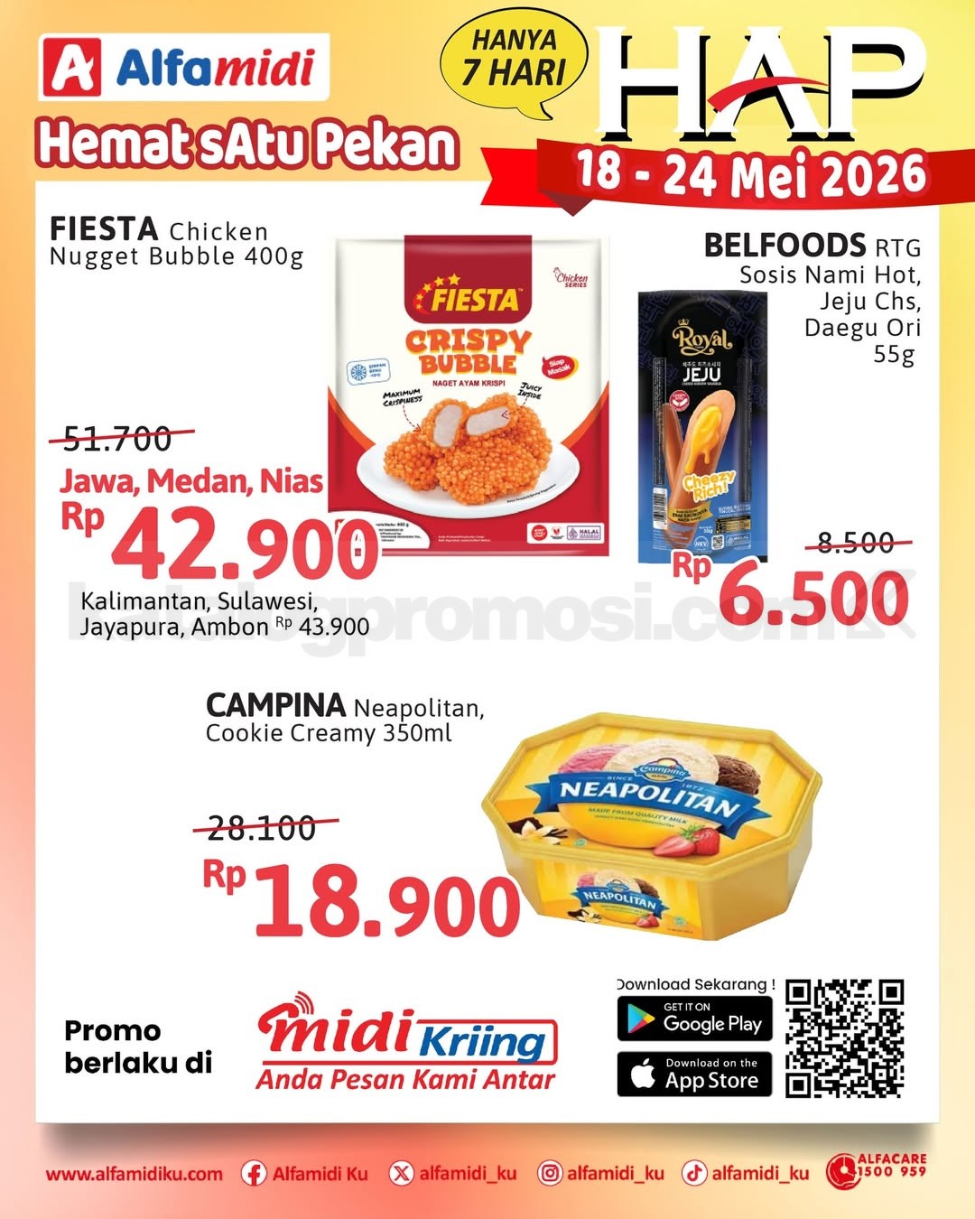 Promo HAP ALFAMIDI periode 18-24 Mei 2026 Promo HAP ALFAMIDI periode 18-24 Mei 2026 1