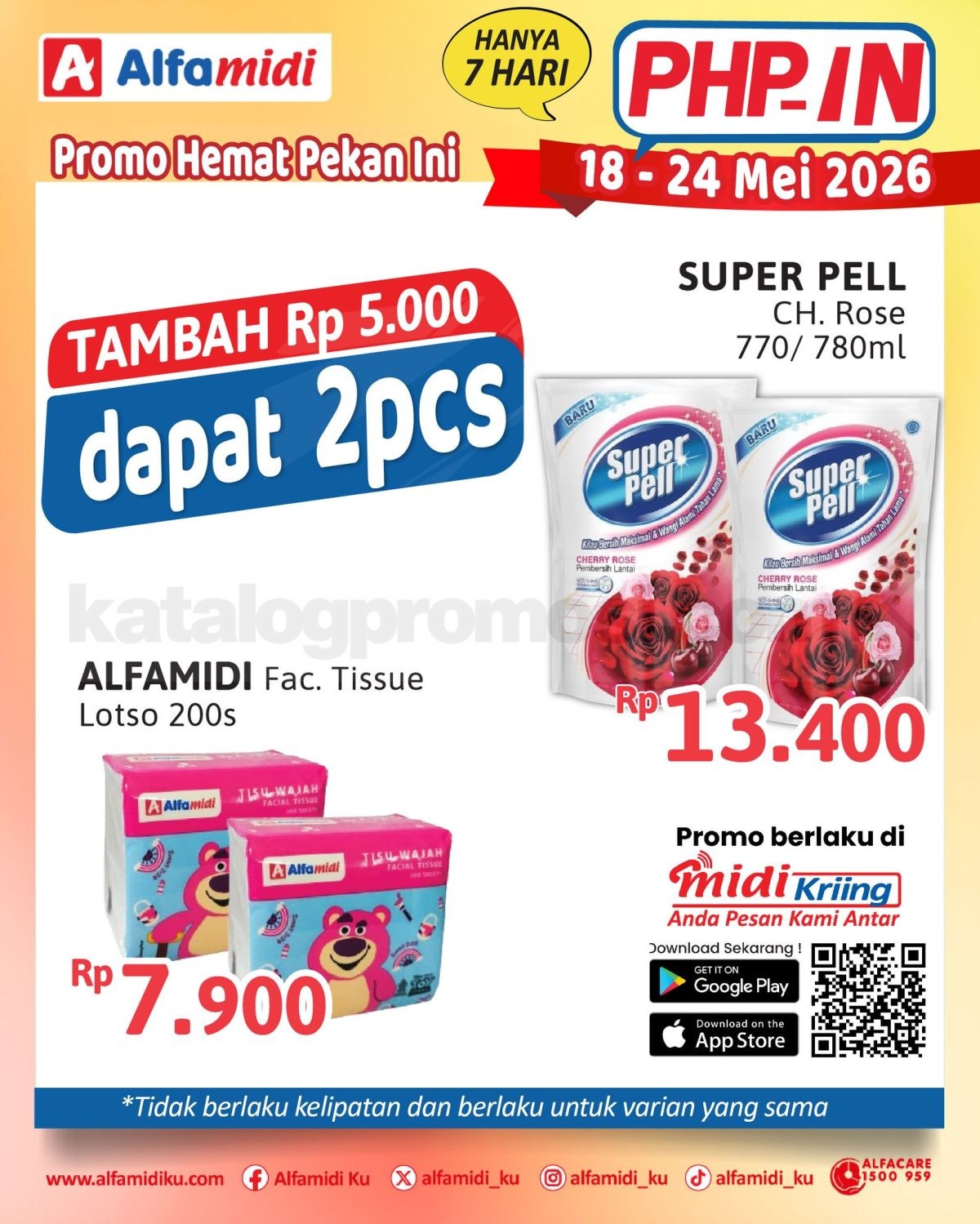 Promo HAP ALFAMIDI periode 18-24 Mei 2026 Promo HAP ALFAMIDI periode 18-24 Mei 2026 20
