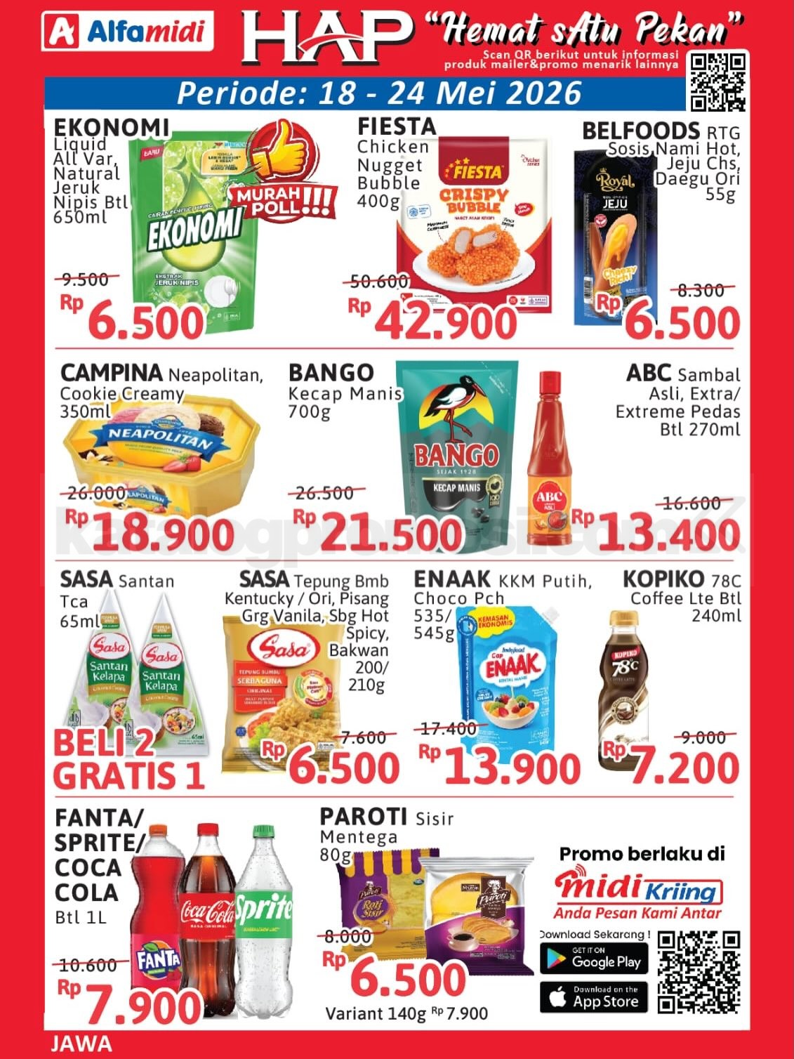 Promo HAP ALFAMIDI periode 18-24 Mei 2026 Promo HAP ALFAMIDI periode 18-24 Mei 2026 21