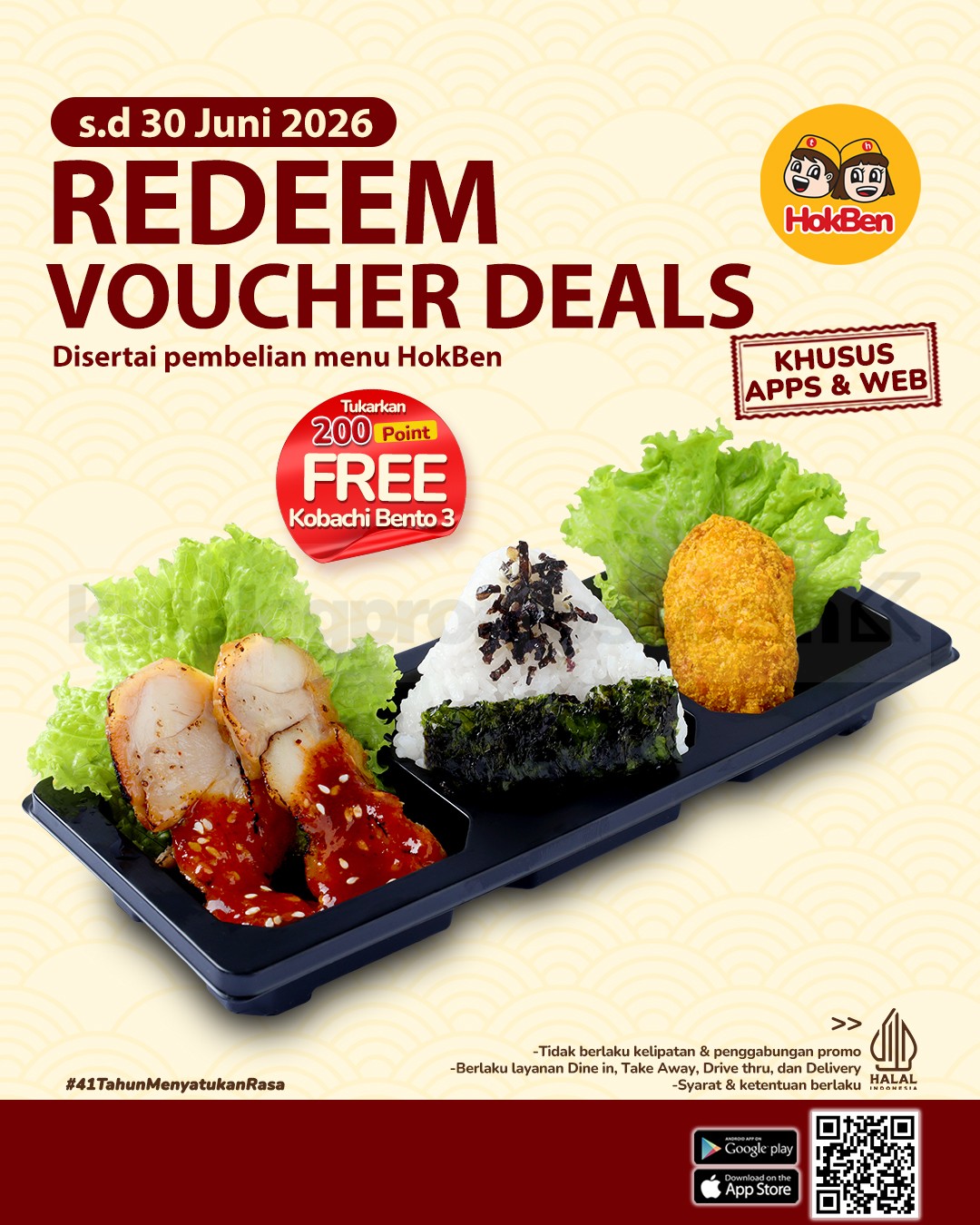 Promo HokBen First Installer Gratis Irodori Bento 4 Promo HokBen First Installer Gratis Irodori Bento 4 1