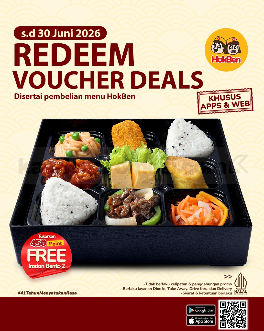 Promo HokBen First Installer Gratis Irodori Bento 4 Promo HokBen First Installer Gratis Irodori Bento 4 2