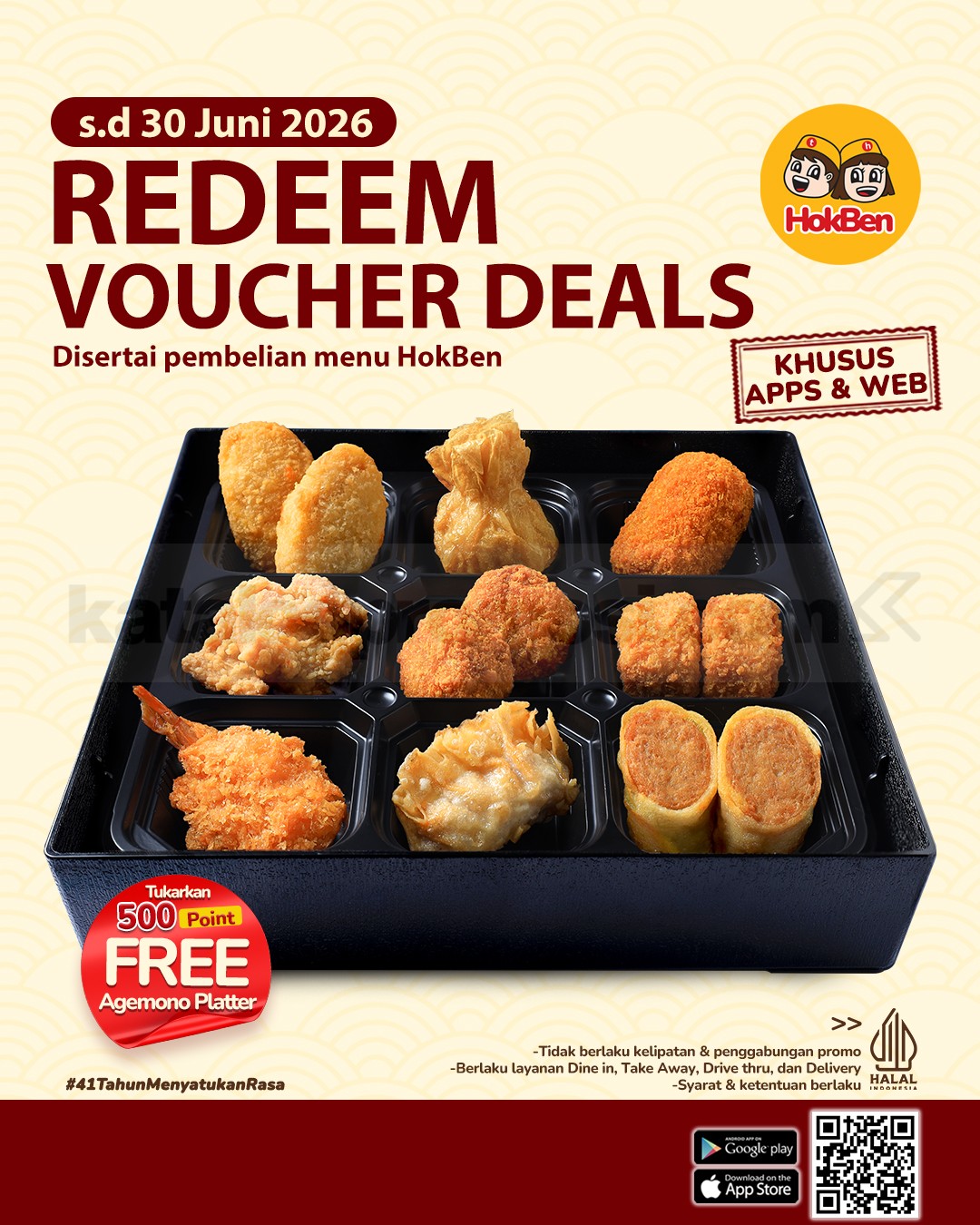 Promo HokBen First Installer Gratis Irodori Bento 4 Promo HokBen First Installer Gratis Irodori Bento 4 3