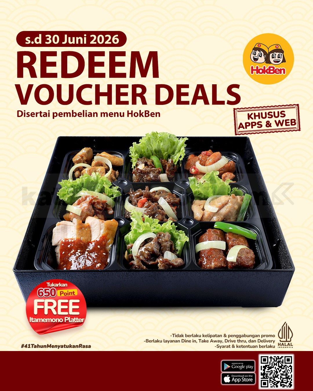 Promo HokBen First Installer Gratis Irodori Bento 4 Promo HokBen First Installer Gratis Irodori Bento 4 4