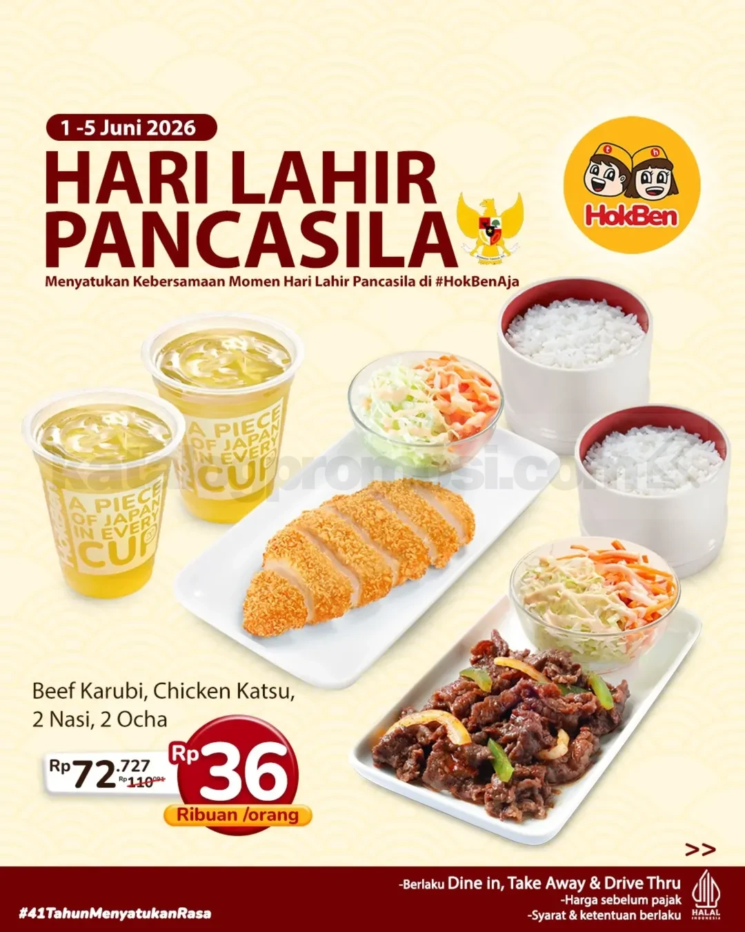 Promo HokBen Hari Lahir Pancasila Paket Mulai Rp. 36ribuan Promo HokBen Hari Lahir Pancasila Paket Mulai Rp. 36ribuan 2