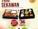 Promo HokBen Trio Sekawan Menu Favorit Mulai Rp. 36 ribuan dengan bonus Kobachi Bento setiap Jumat sampai Minggu.