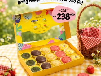 Promo Hokkaido NEW Mini Cheese Tart Diskon 10 persen pembelian 2 box atau lebih
