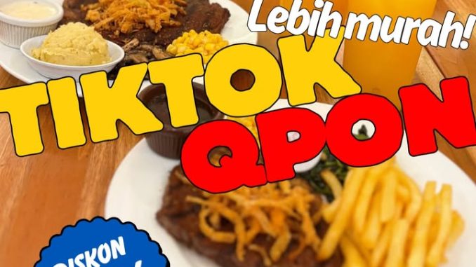 Promo Holycow TikTok & QPON Diskon hingga 44% untuk menu steak favorit hemat ramean