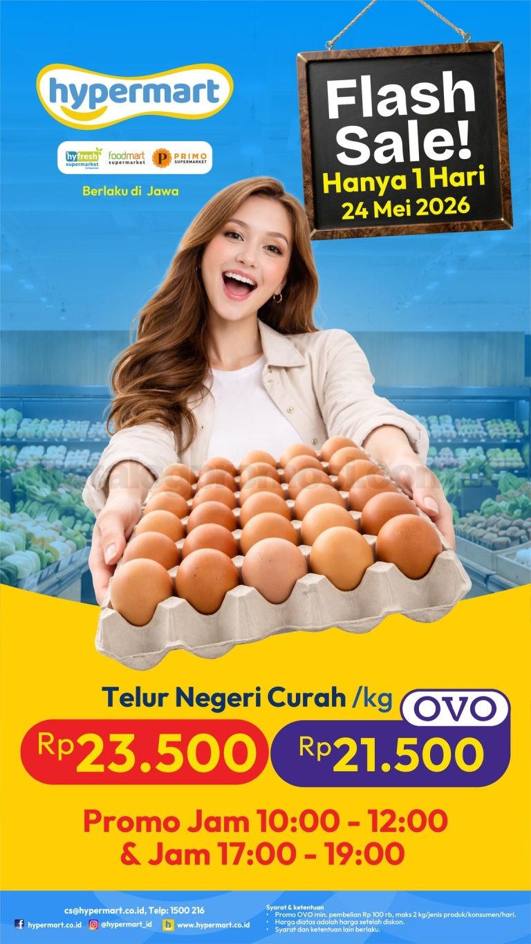 Promo Hypermart FLASH SALE Hanya 1 Hari