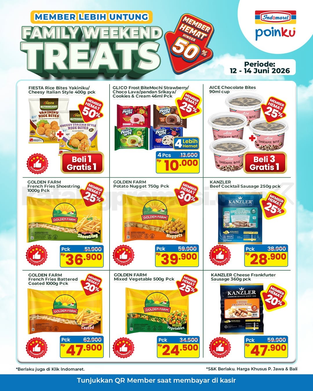Promo Indomaret Family Weekend Treats 12-14 Juni 2026