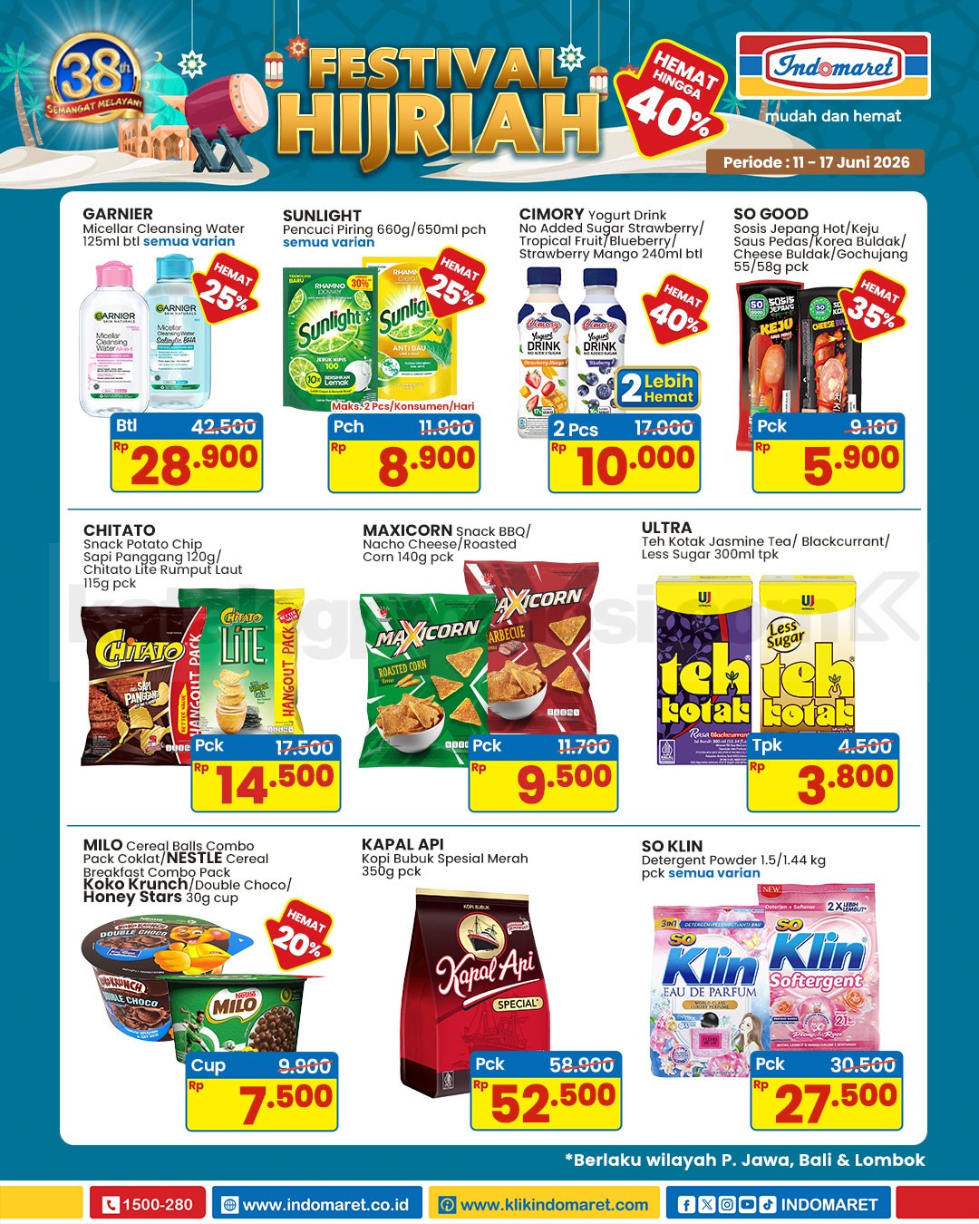 Promo Indomaret Festival Hijriah Diskon Hingga 40% Promo Indomaret Festival Hijriah Diskon Hingga 40%