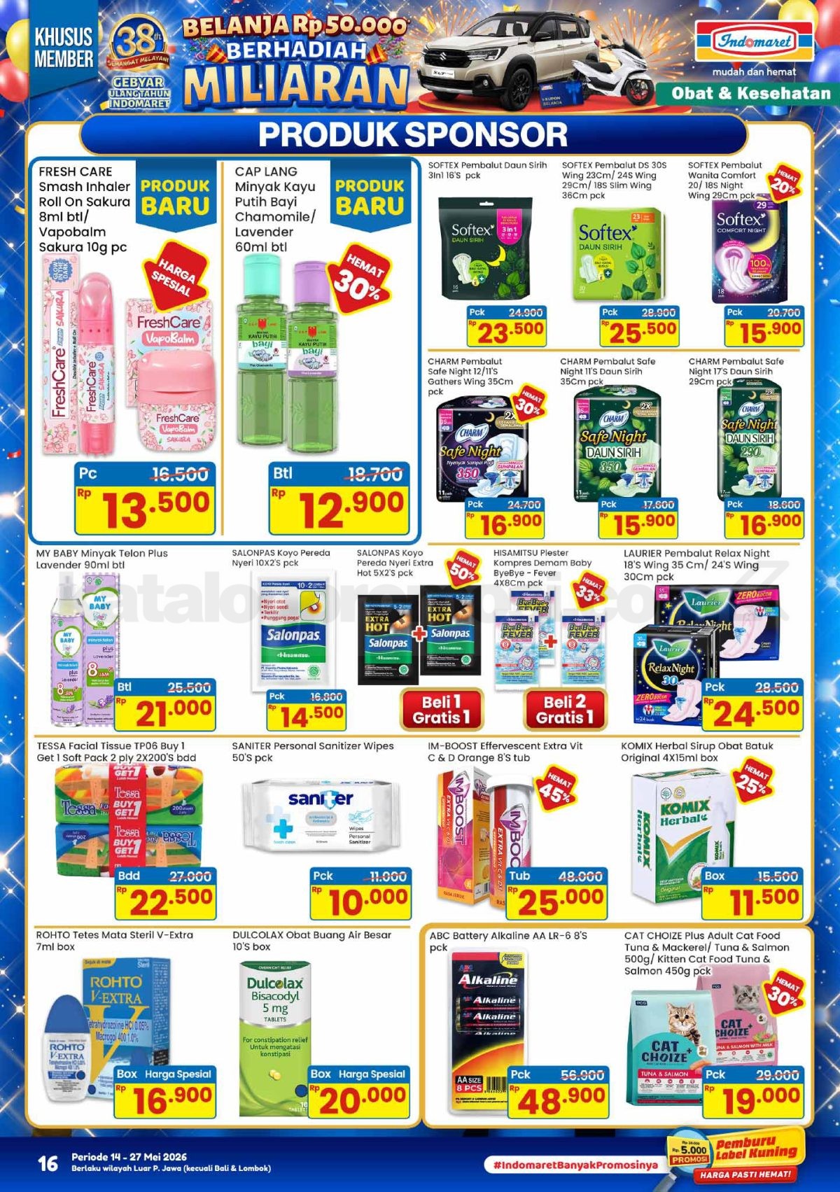 Promo Indomaret Katalog Terbaru 14-27 Mei 2026 Promo Indomaret Katalog Terbaru 14-27 Mei 2026 15