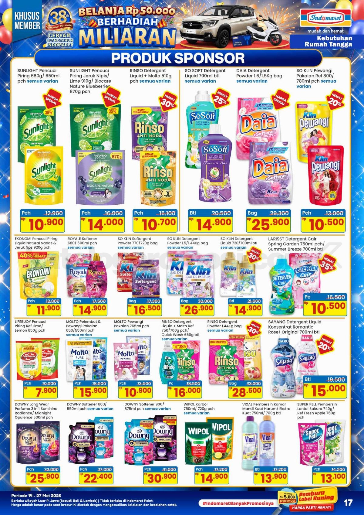 Promo Indomaret Katalog Terbaru 14-27 Mei 2026 Promo Indomaret Katalog Terbaru 14-27 Mei 2026 16