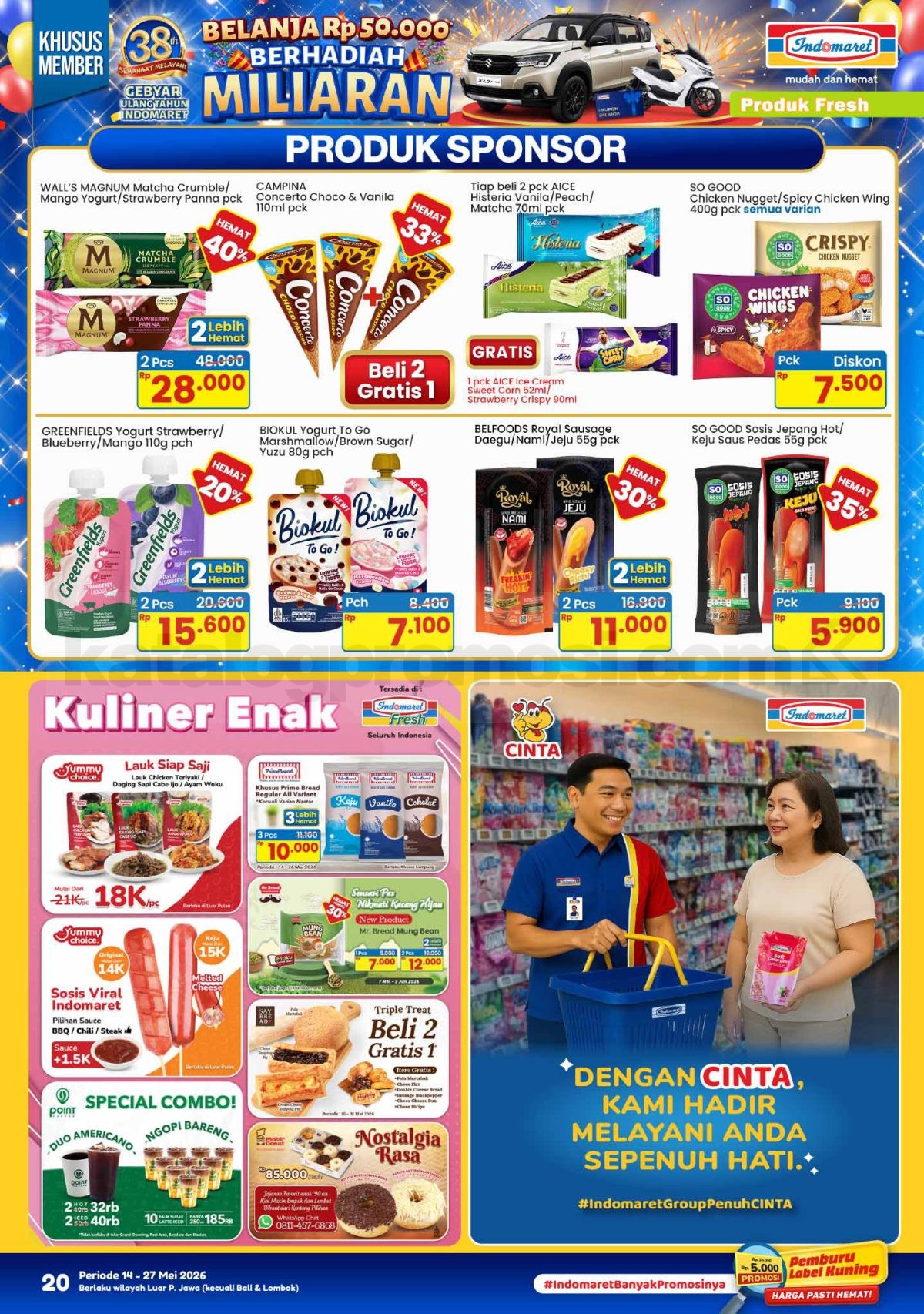 Promo Indomaret Katalog Terbaru 14-27 Mei 2026 Promo Indomaret Katalog Terbaru 14-27 Mei 2026 19