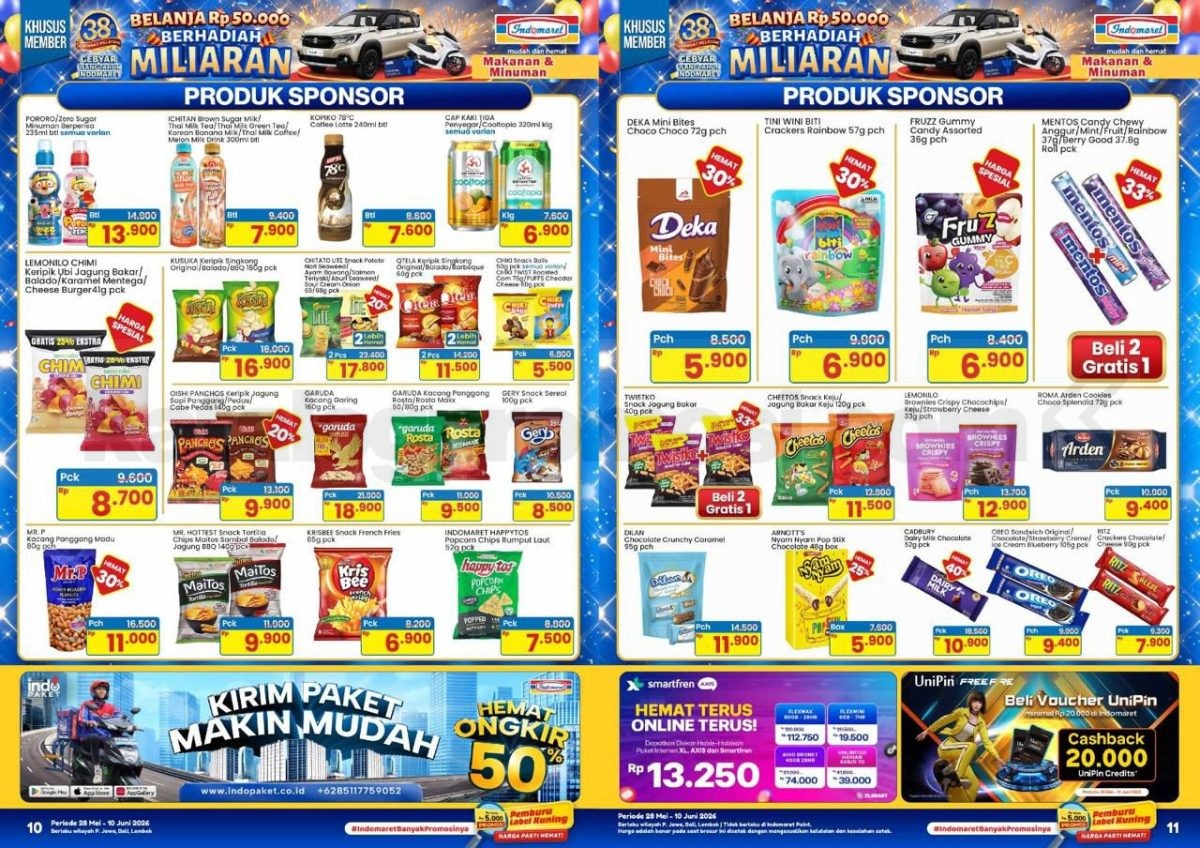 Promo Indomaret Katalog Terbaru 28 Mei-10 Juni 2026