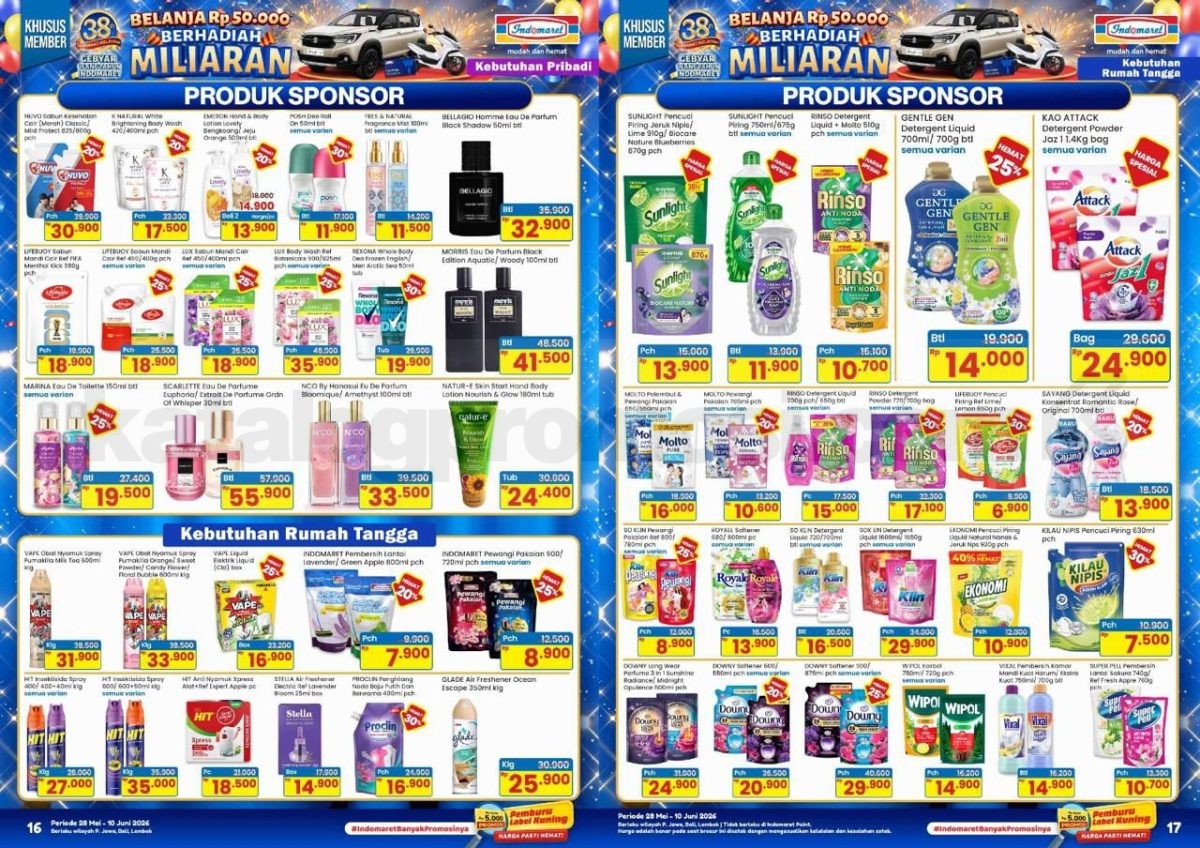 Promo Indomaret Katalog Terbaru 28 Mei-10 Juni 2026