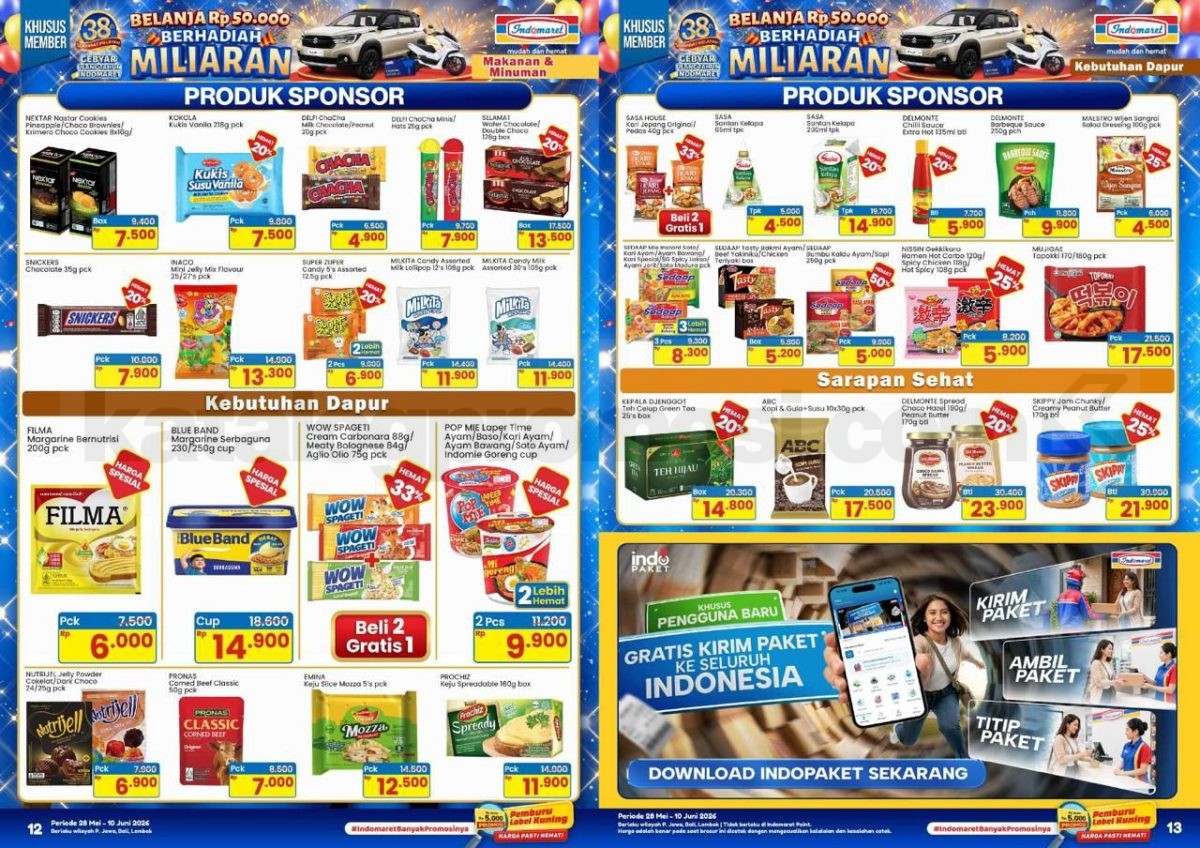 Promo Indomaret Katalog Terbaru 28 Mei-10 Juni 2026