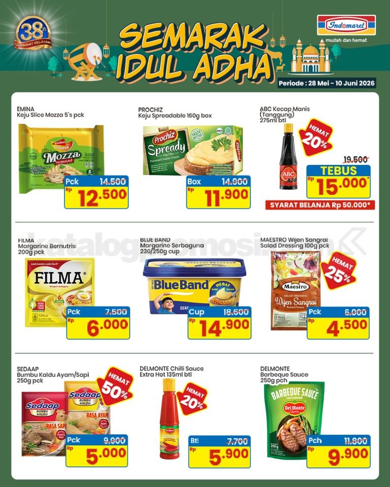Promo Indomaret Semarak Idul Adha Harga Hemat 28 Mei - 10 Juni 2026