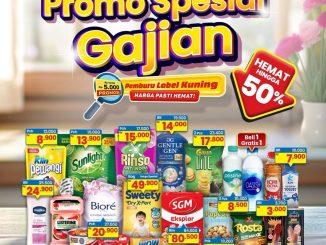 Promo Indomaret Spesial Gajian Minggu Ini periode 28 Mei – 10 Juni 2026 untuk produk label kuning pilihan