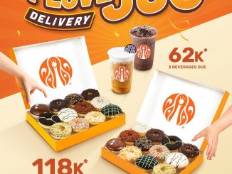 Promo JCO I LOVE JCO Delivery 2 Lusin Donuts Rp. 118.000 untuk pemesanan online lewat aplikasi dan website