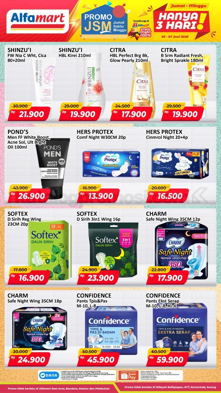 Promo JSM ALFAMART MINGGU INI 05-07 Juni 2026