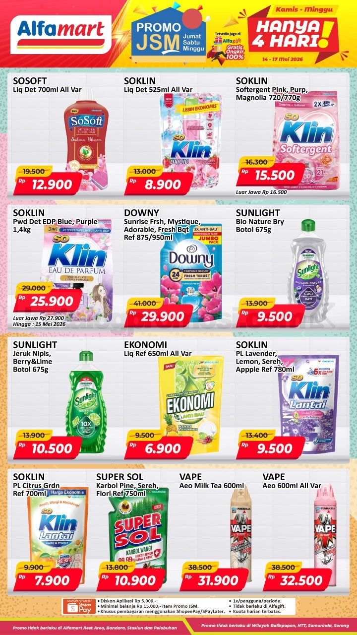 Promo JSM ALFAMART MINGGU INI 14-17 Mei 2026 Promo JSM ALFAMART MINGGU INI 14-17 Mei 2026 6